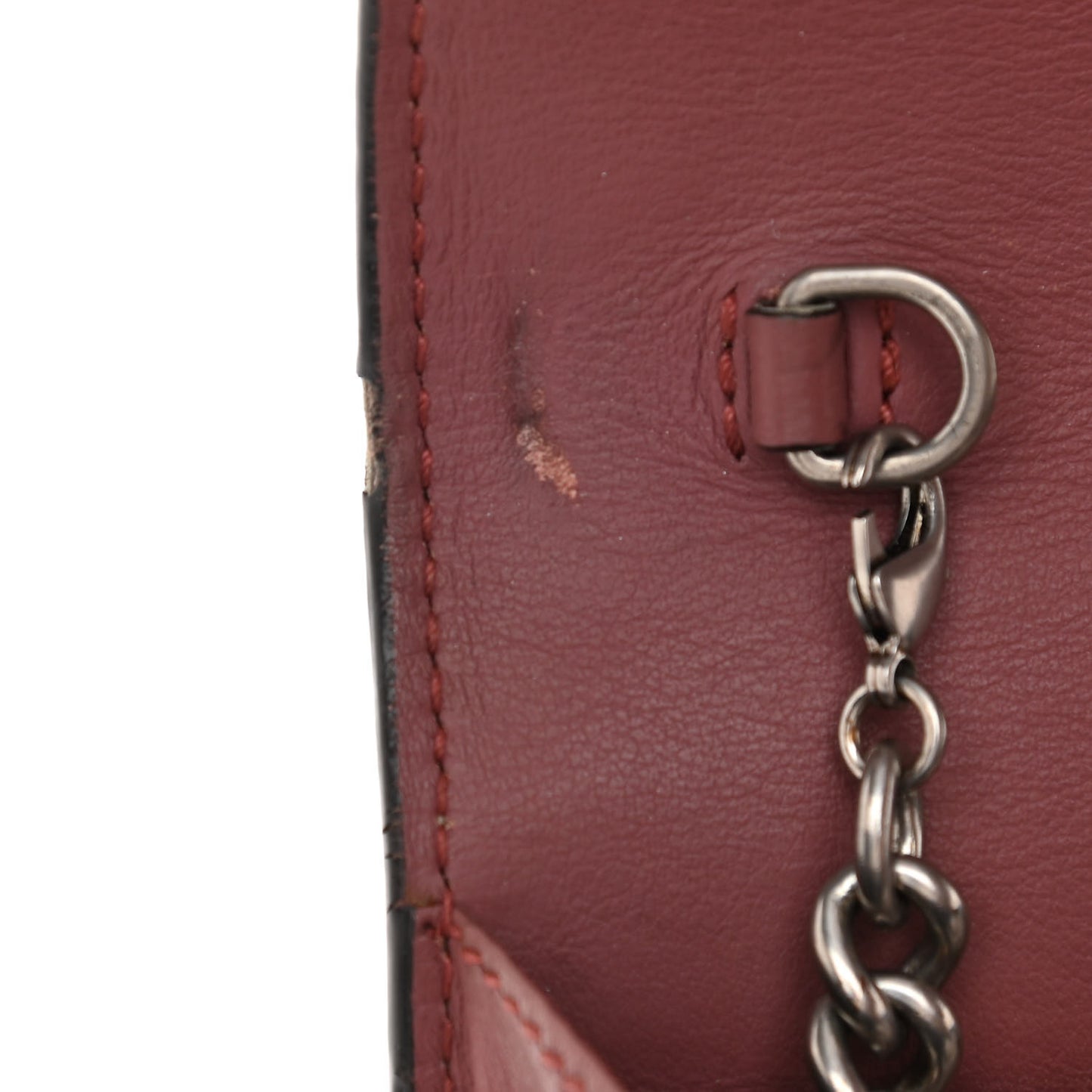 GG Supreme Monogram Blooms Mini Dionysus Chain Wallet Beige Multicolor Dry Rose