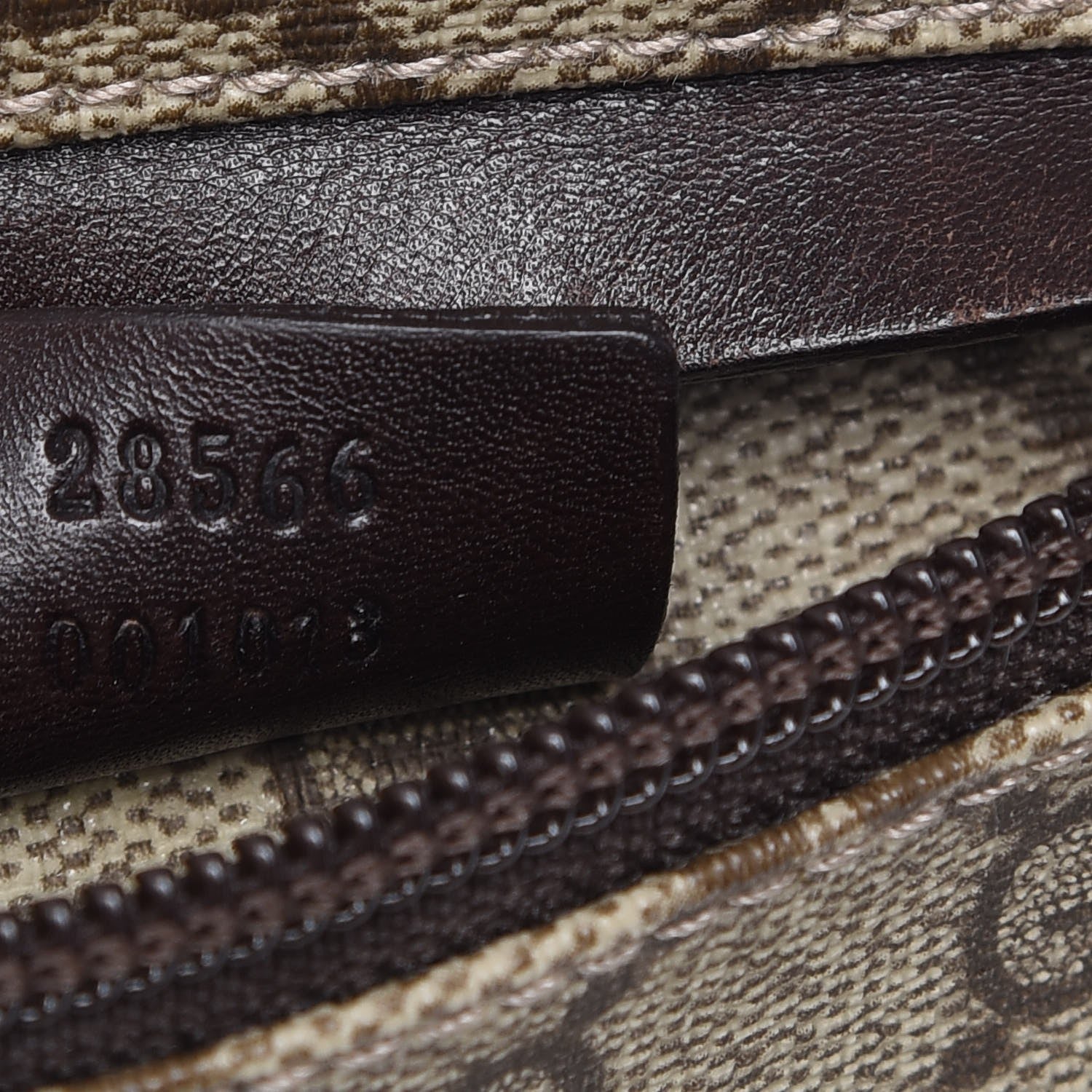 Gucci GG Monogram Double Pocket Belt Bag Dark Brown 8 of 8