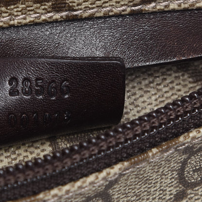 Gucci GG Monogram Double Pocket Belt Bag Dark Brown 8 of 8