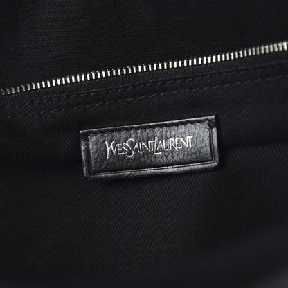 Saint Laurent Calfskin Canvas Large Muse Two Black 7 of 11