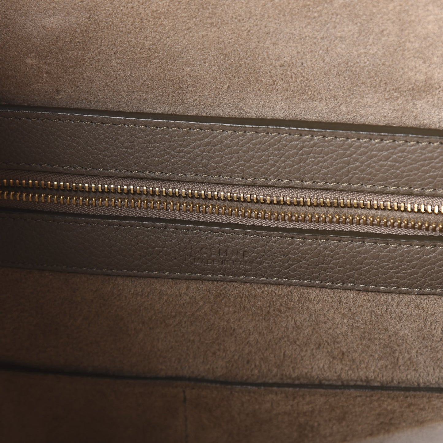 Soft Grained Calfskin Small Belt Cabas Phantom Taupe
