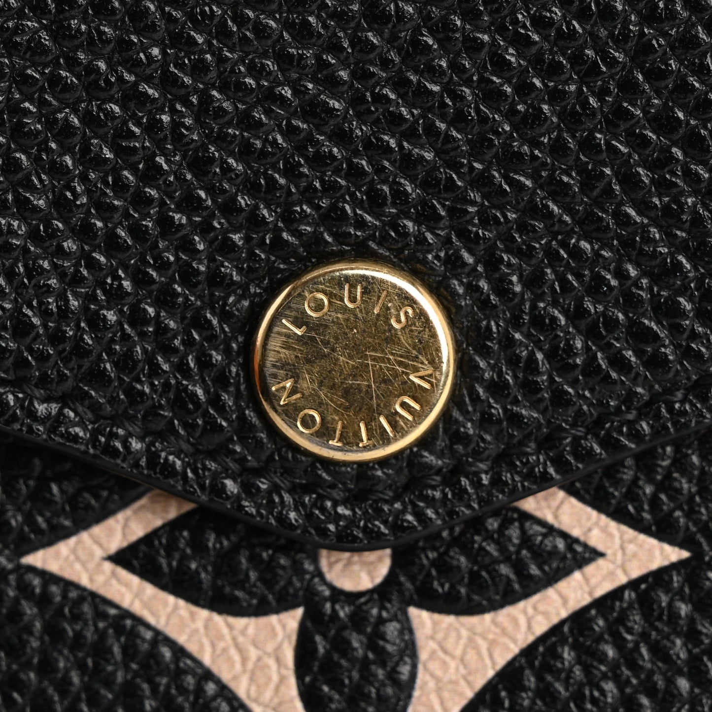 Empreinte Monogram Giant Felicie Pochette Black Beige