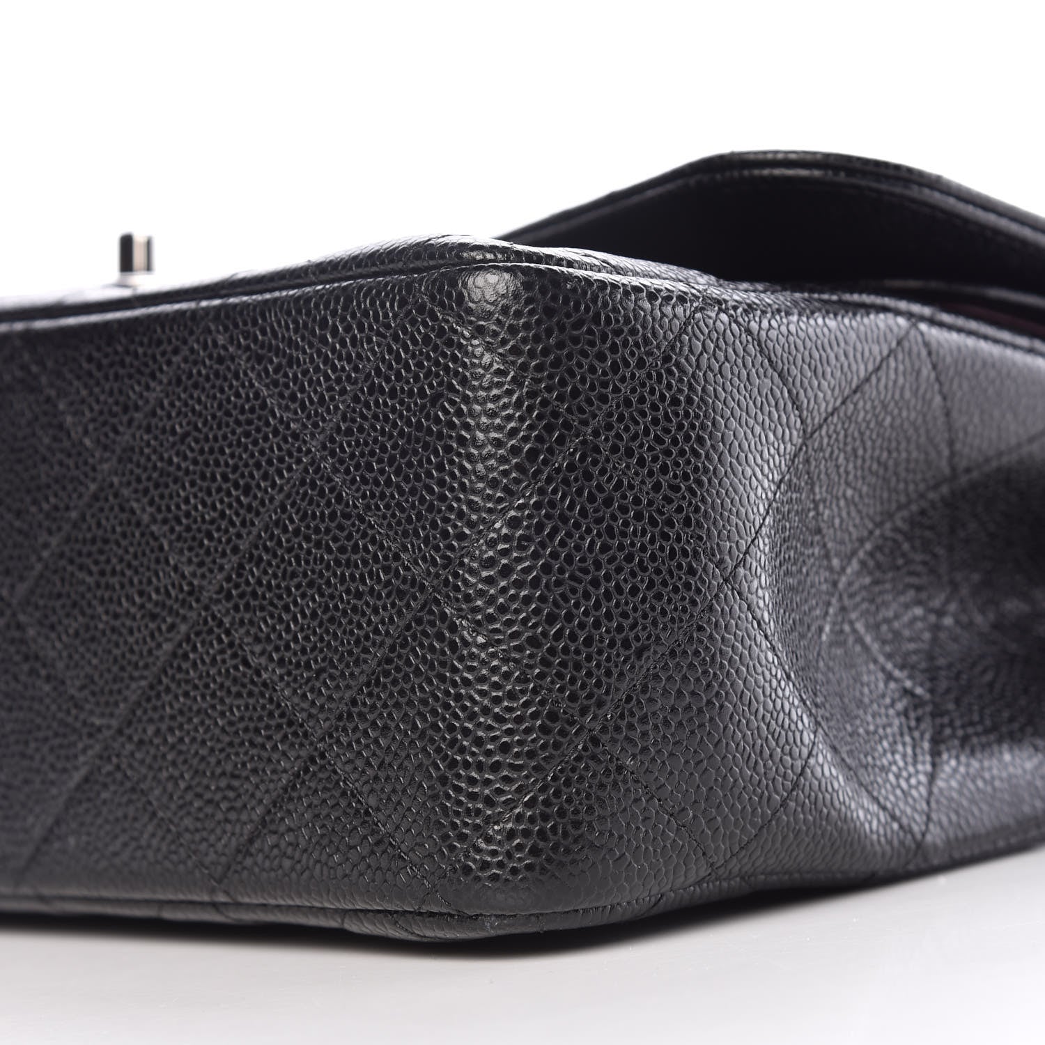 Chanel Caviar Quilted Jumbo Double Flap Black 10 of 11