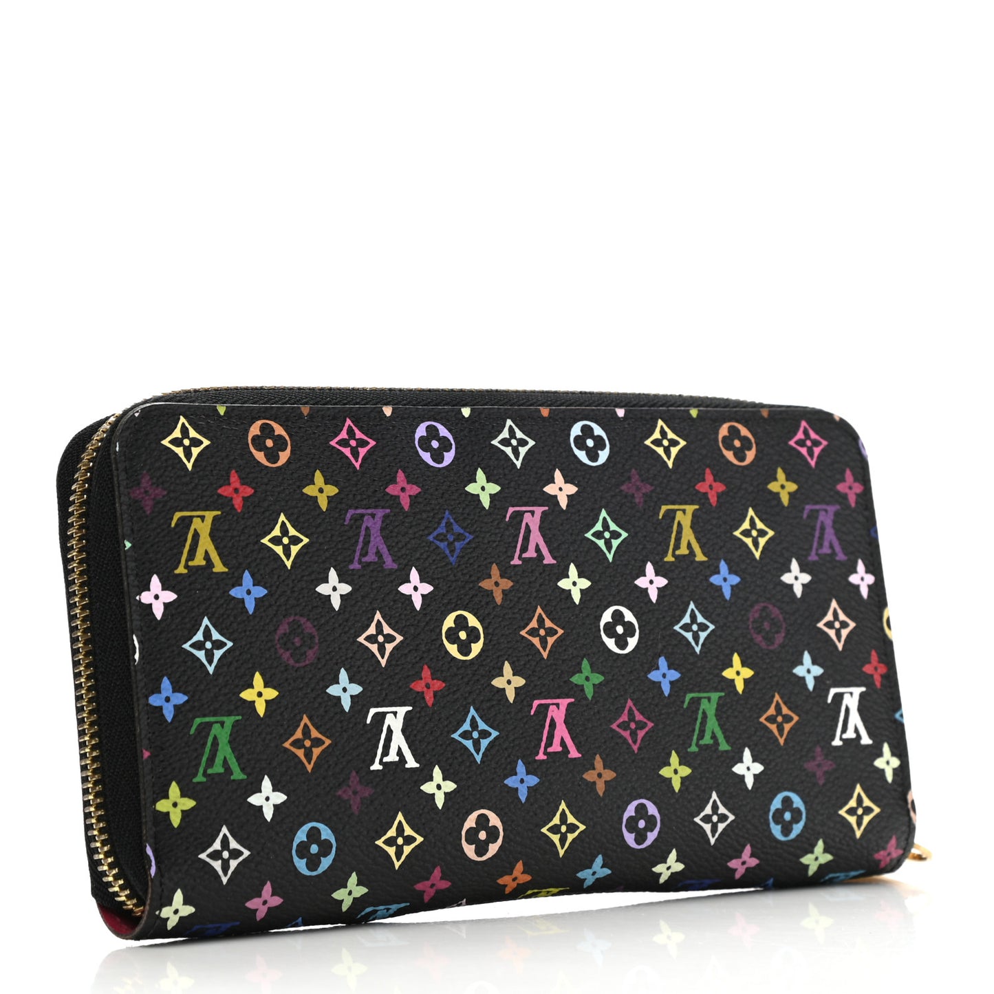 Monogram Multicolor Zippy Wallet Black Grenade