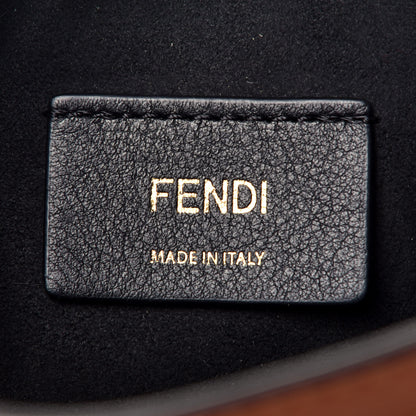 Fendi Kuban Canvas Vitello King F is Fendi FF Embroidered Mini Mon Tresor Bucket Bag Multicolor Cuoio 7 of 10
