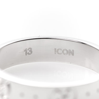 Gucci 18K White Gold 4mm Icon Thin Band Ring 53 6.25 4 of 7