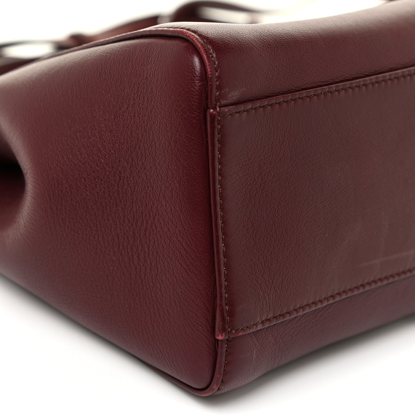 Nappa Mini Peekaboo Iconic Satchel Bordeaux