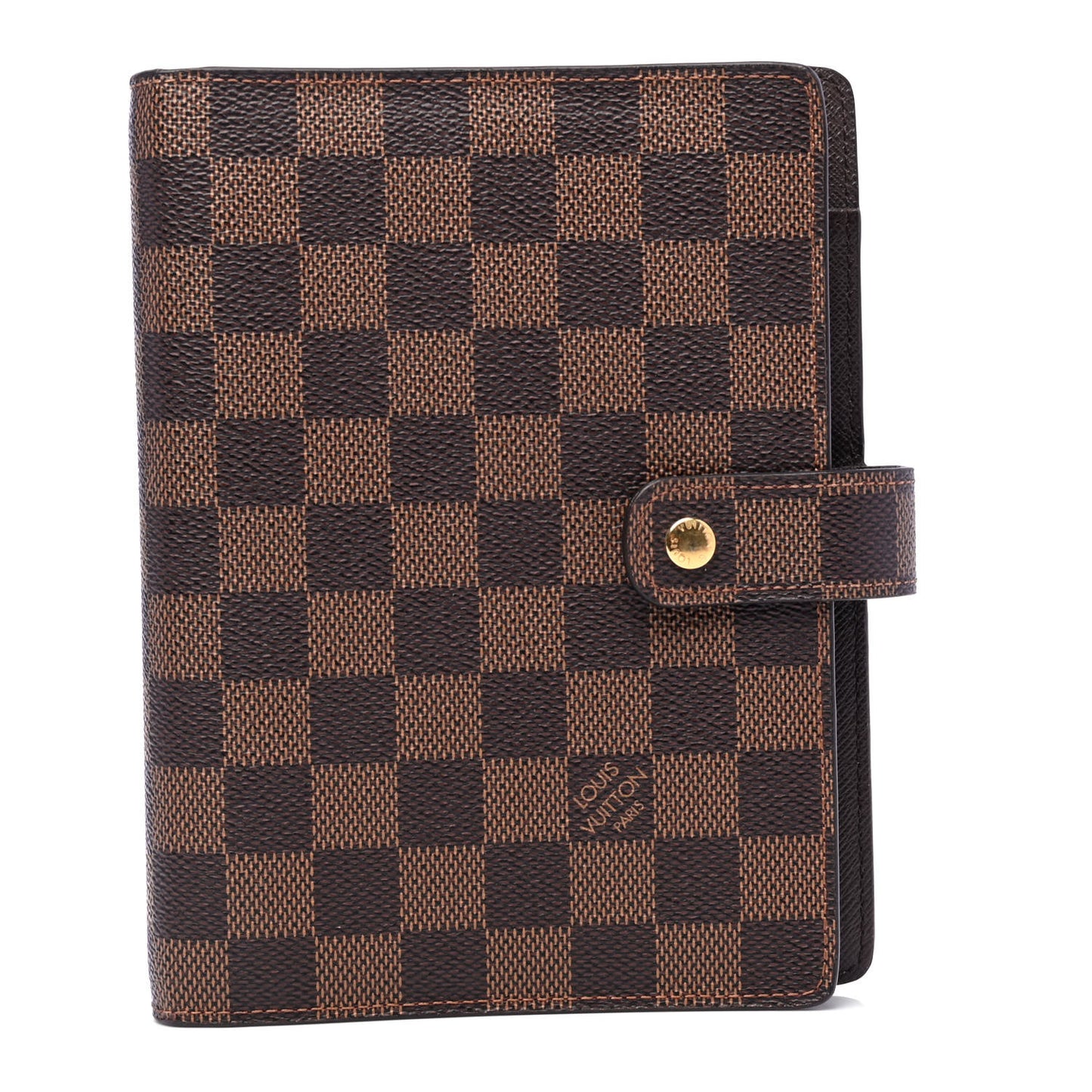 Damier Ebene Medium Ring Agenda Cover
