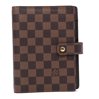 Louis Vuitton Damier Ebene Medium Ring Agenda Cover 1 of 4