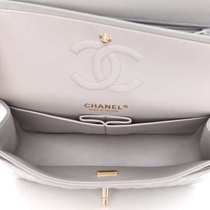 Chanel Caviar Quilted Small Double Flap Grey 5 of 10
