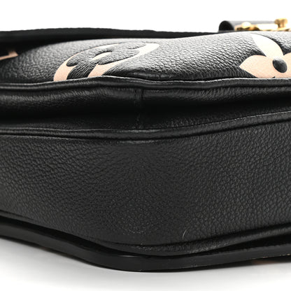 Louis Vuitton Empreinte Monogram Giant Pochette Metis Black Beige 7 of 8