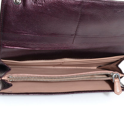 Prada Nappa Mordore Stripes Continental Wallet Lampone 10 of 10