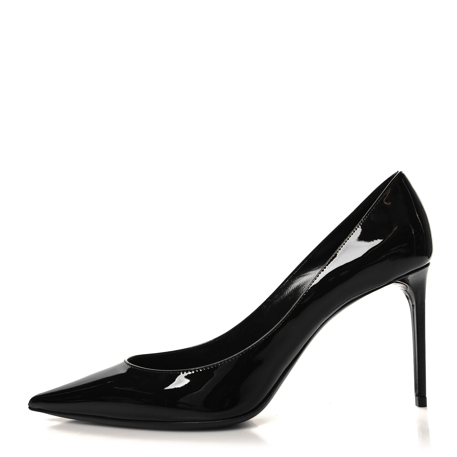 Saint Laurent Patent Calfskin Zoe 85 Pump 40 Black 1 of 9