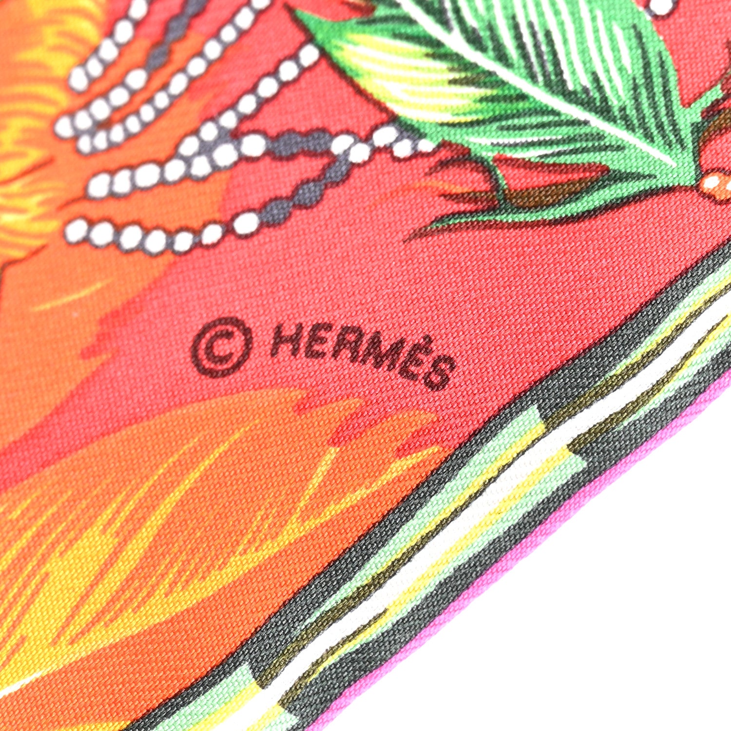 Hermes Silk Brazil Twilly 4 of 5