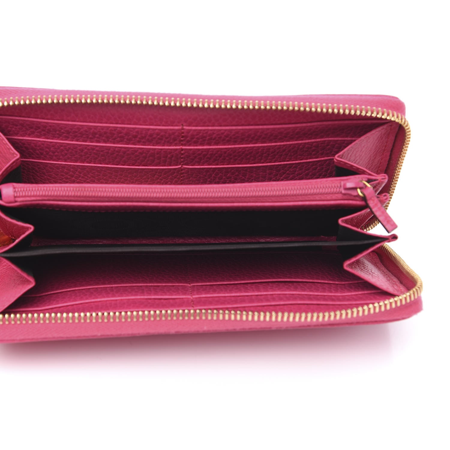 Gucci Dollar Calfskin GG Marmont Zip Around Wallet Box Pink 5 of 7