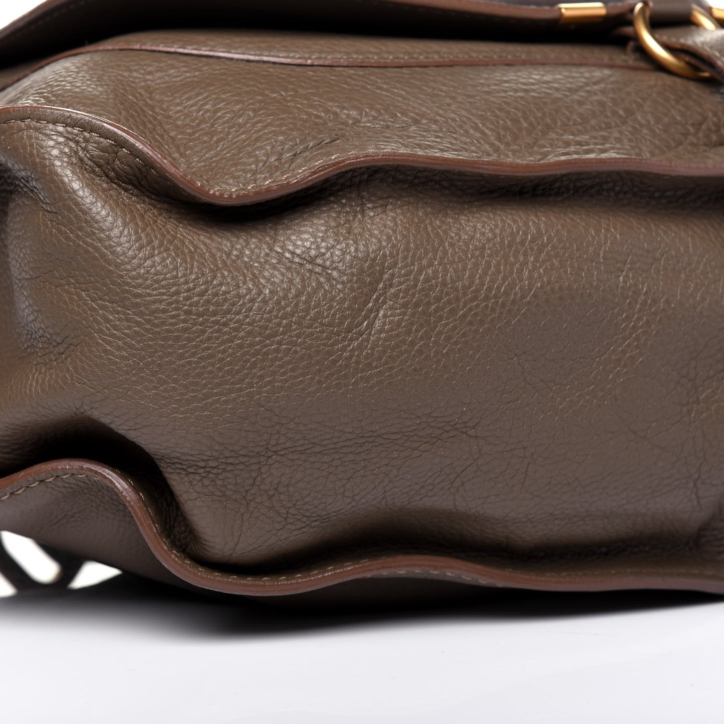 Calfskin Large Marcie Satchel Nut