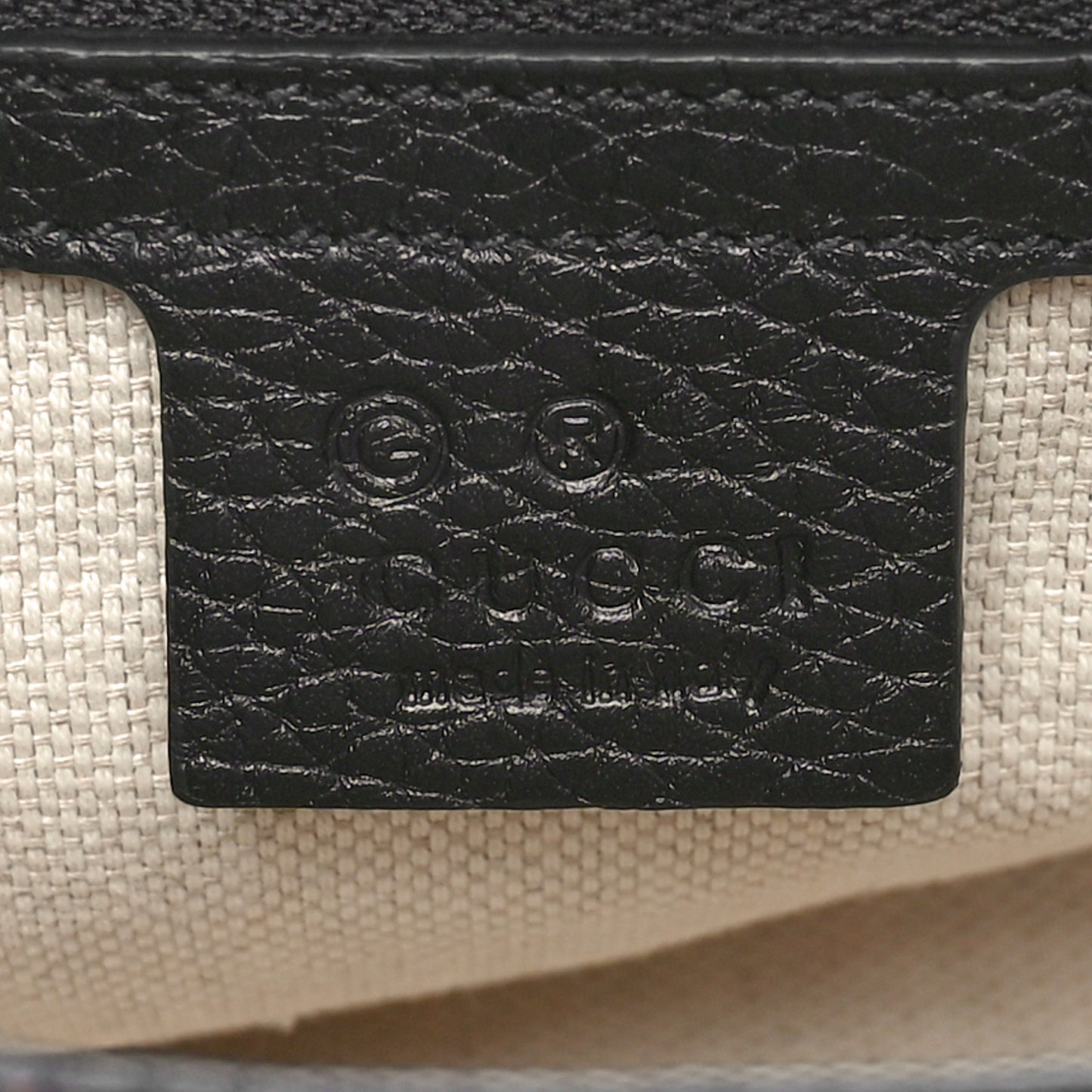 Pebbled Calfskin Medium Soho Flap Crossbody Black