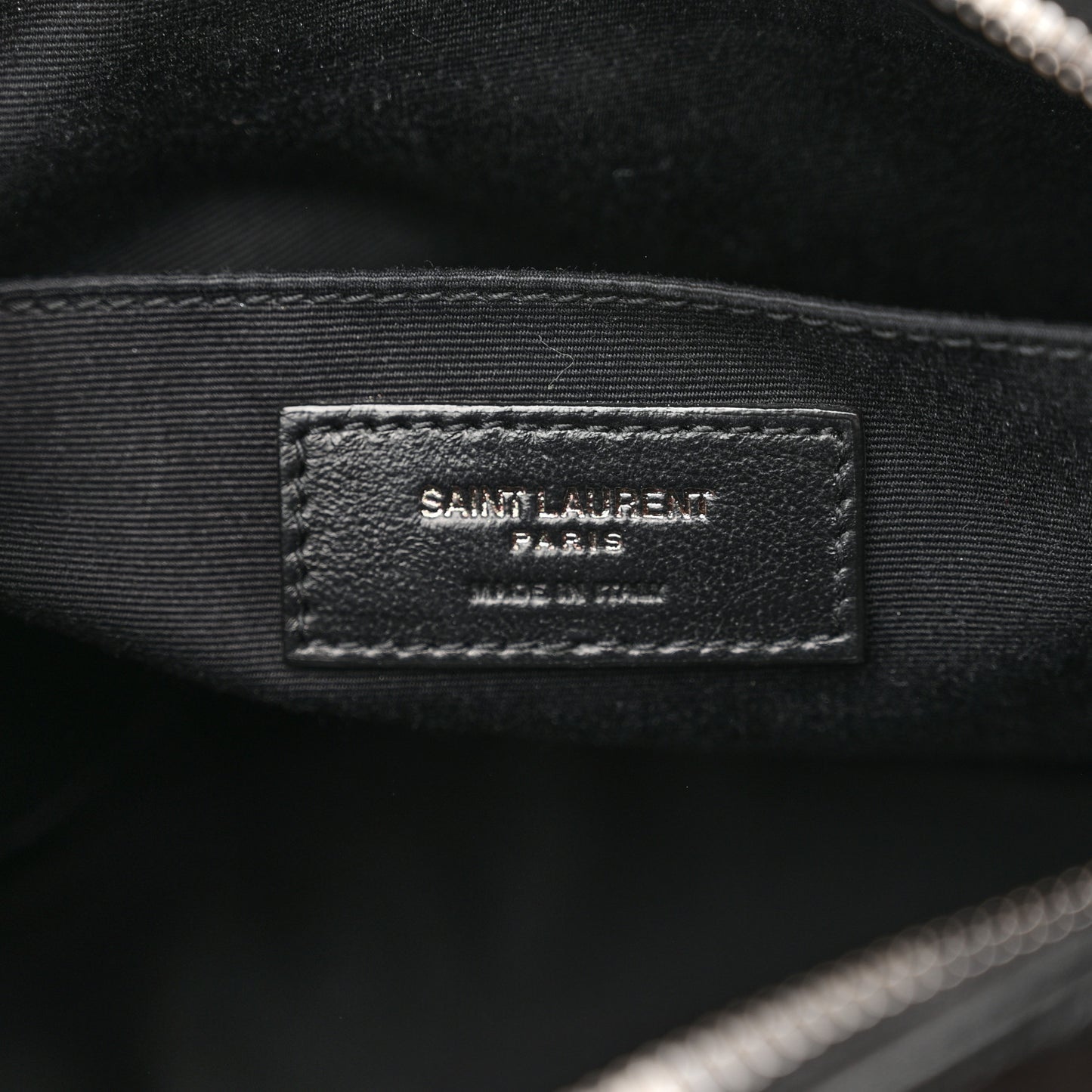 Calfskin Matelasse Monogram Lou Camera Bag Black