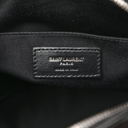 Saint Laurent Calfskin Matelasse Monogram Lou Camera Bag Black 6 of 10