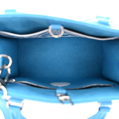 Louis Vuitton LV X YK Empreinte Monogram Giant Onthego PM Blue White 5 of 9