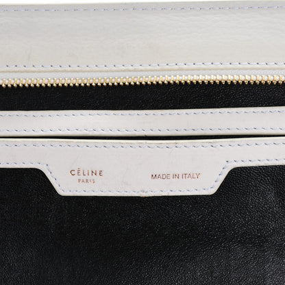 Celine Smooth Calfskin Suede Large Trapeze White 6 of 8