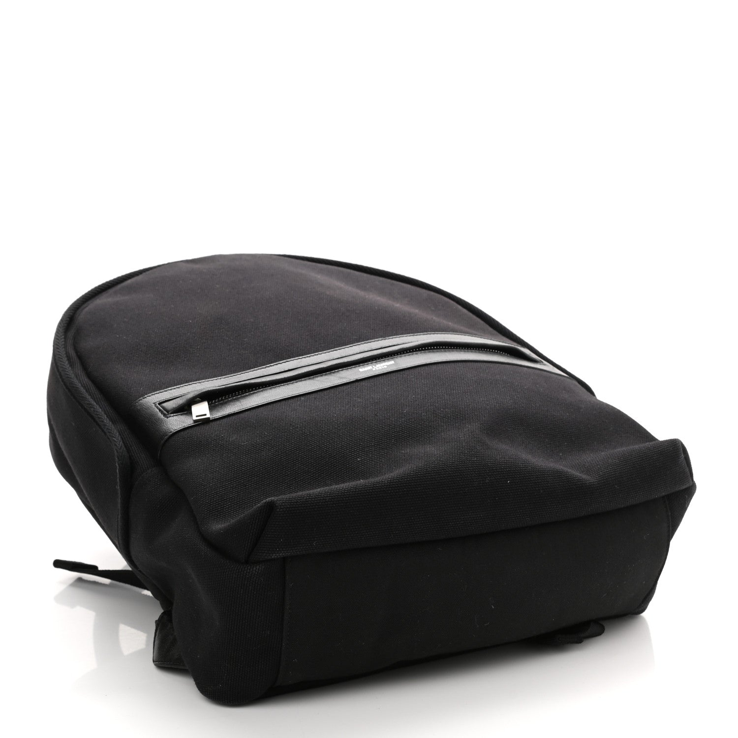Saint Laurent Canvas City Backpack Black 4 of 10