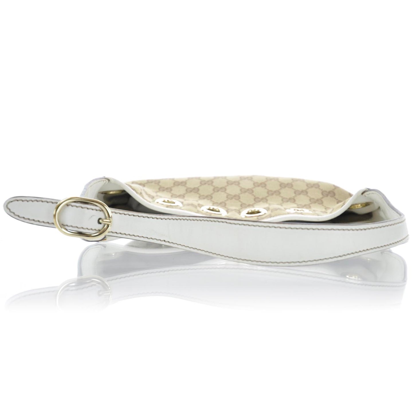 Monogram Positano Hobo White