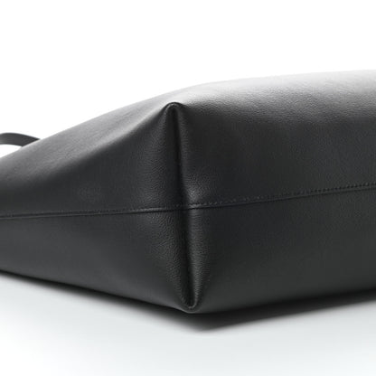 Saint Laurent Calfskin Large Shopping Tote Black 10 of 12