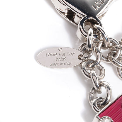 Louis Vuitton Fleur d'Epi Bag Charm Fuchsia 4 of 6