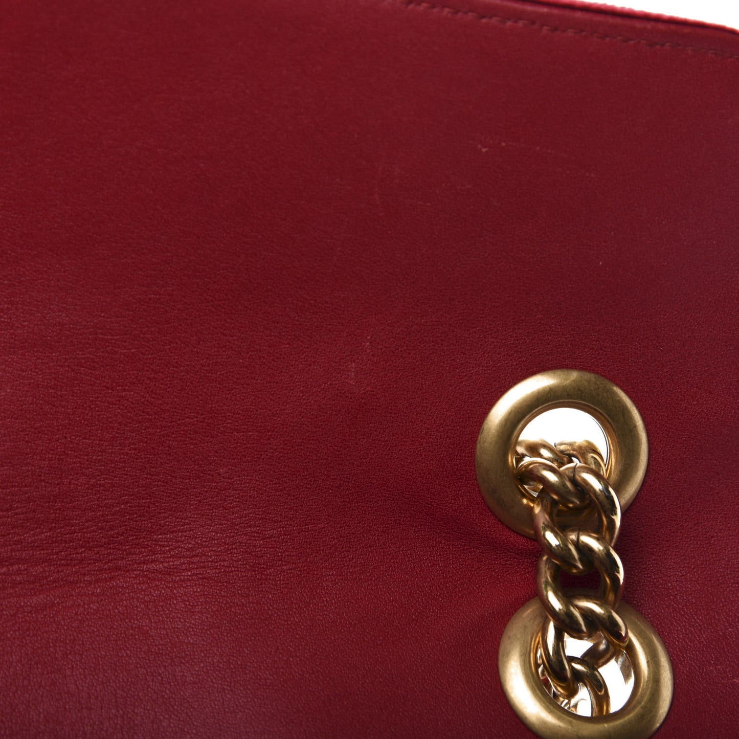 Velvet Matelasse Small GG Marmont Shoulder Bag Fuchsia Violet Cyclamen