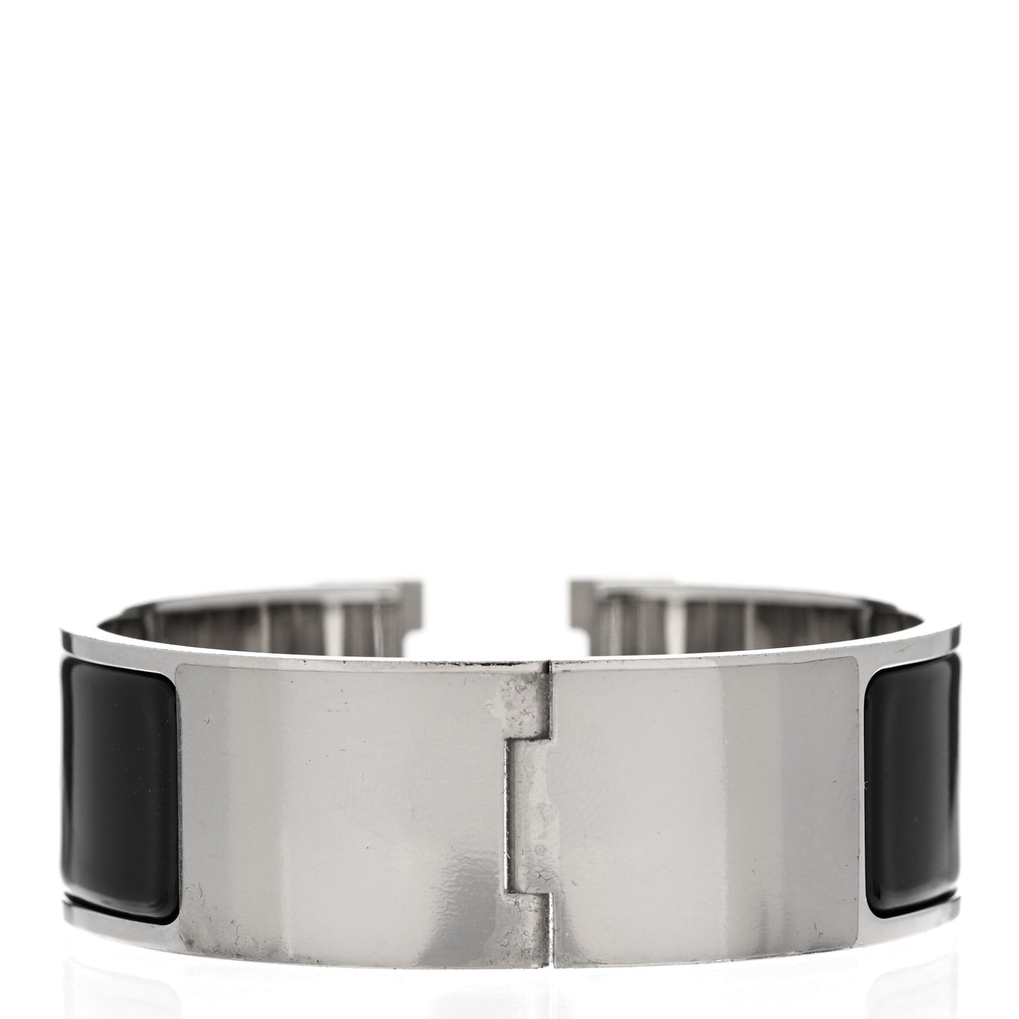 Enamel Wide Clic Clac H Bracelet PM Black