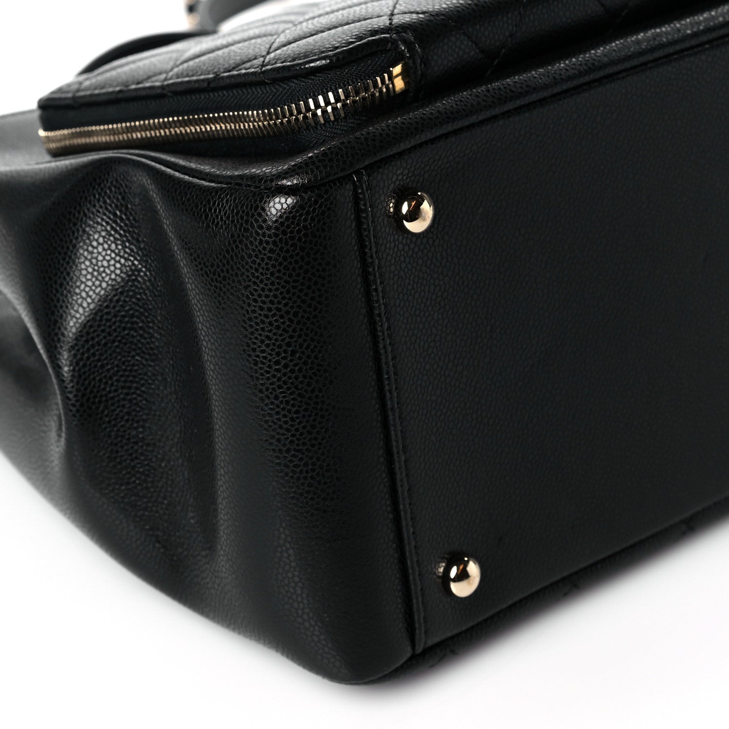 Chanel Caviar Quilted Small Business Affinity Shopping Bag Black 8 of 9