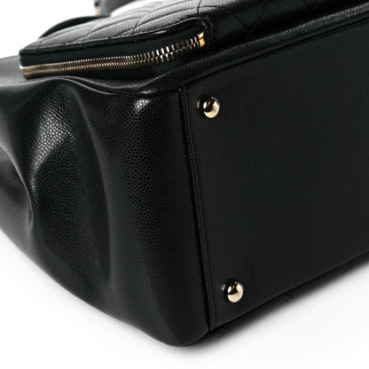 Chanel Caviar Quilted Small Business Affinity Shopping Bag Black 8 of 9
