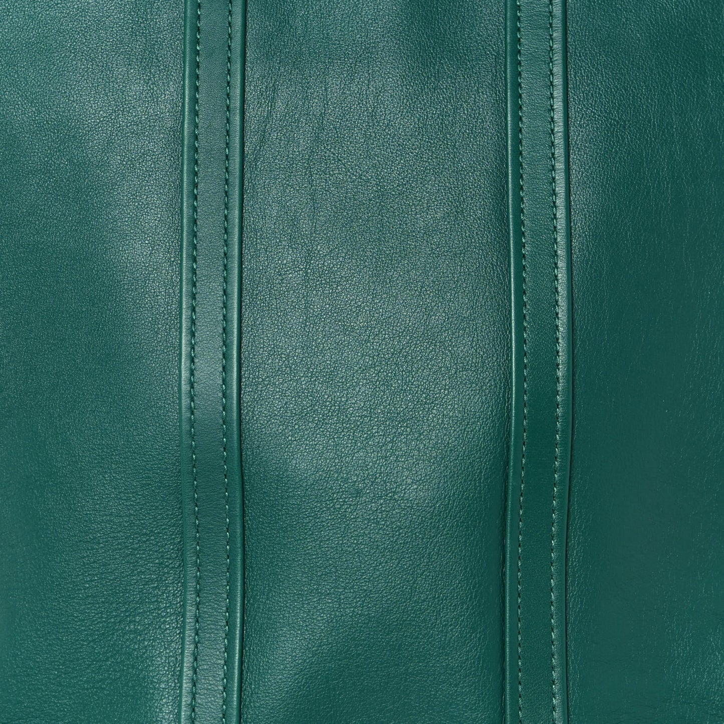 Calfskin Large Laundry Cabas Tote Green