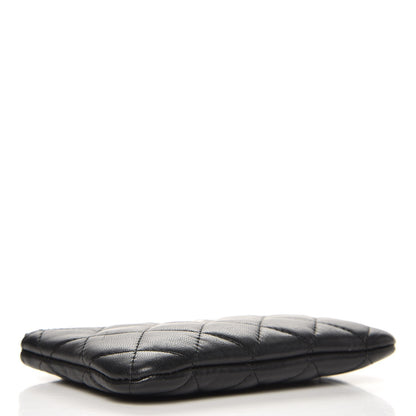 Chanel Lambskin Quilted Small Casino Cosmetic Case Black 4 of 8