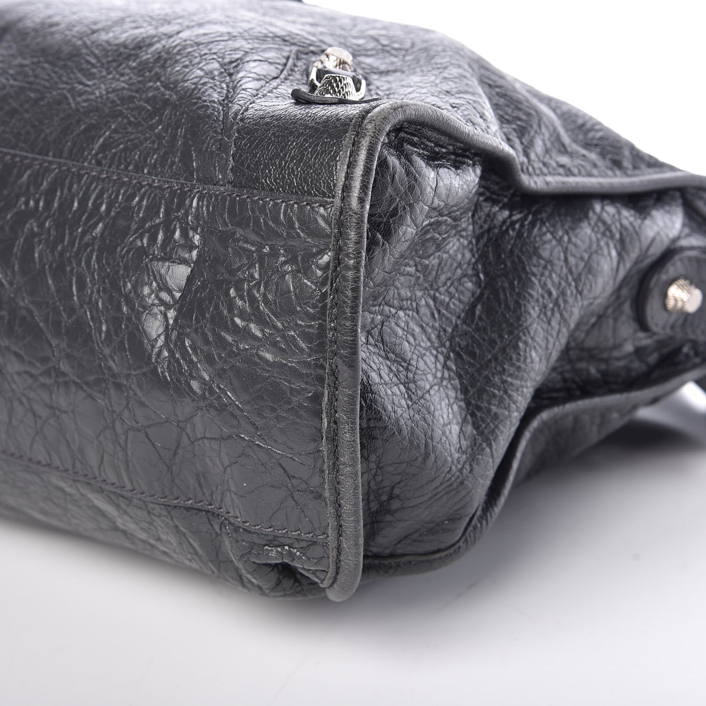 Agneau Giant 12 Silver Hardware City Gris Fossile