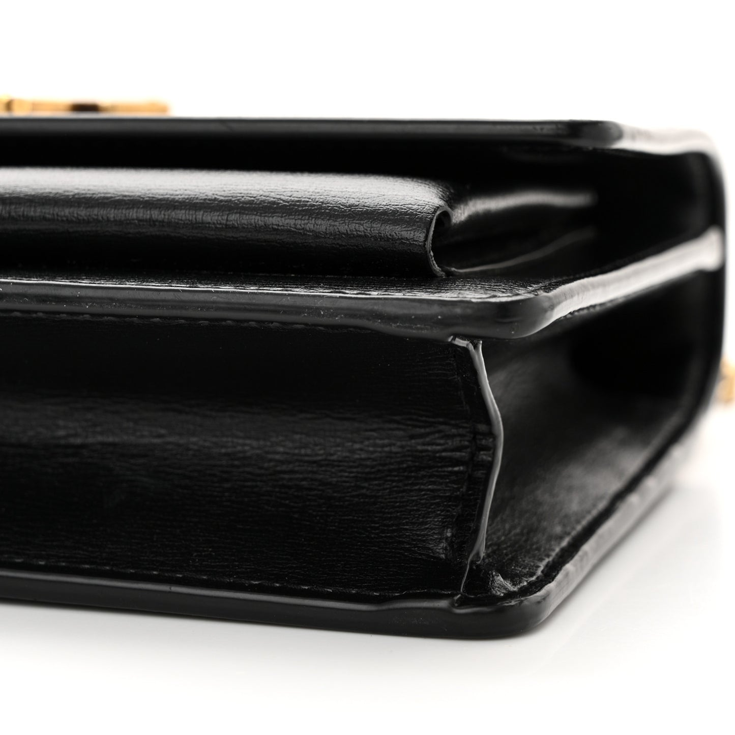Calfskin Monogram Sunset Chain Wallet Black