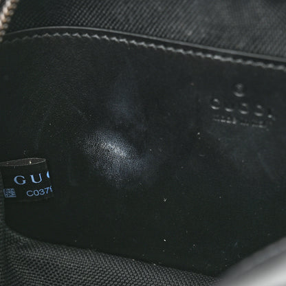 Gucci Calfskin Matelasse Monochrome Mini GG Marmont Chain Shoulder Bag Black 10 of 10