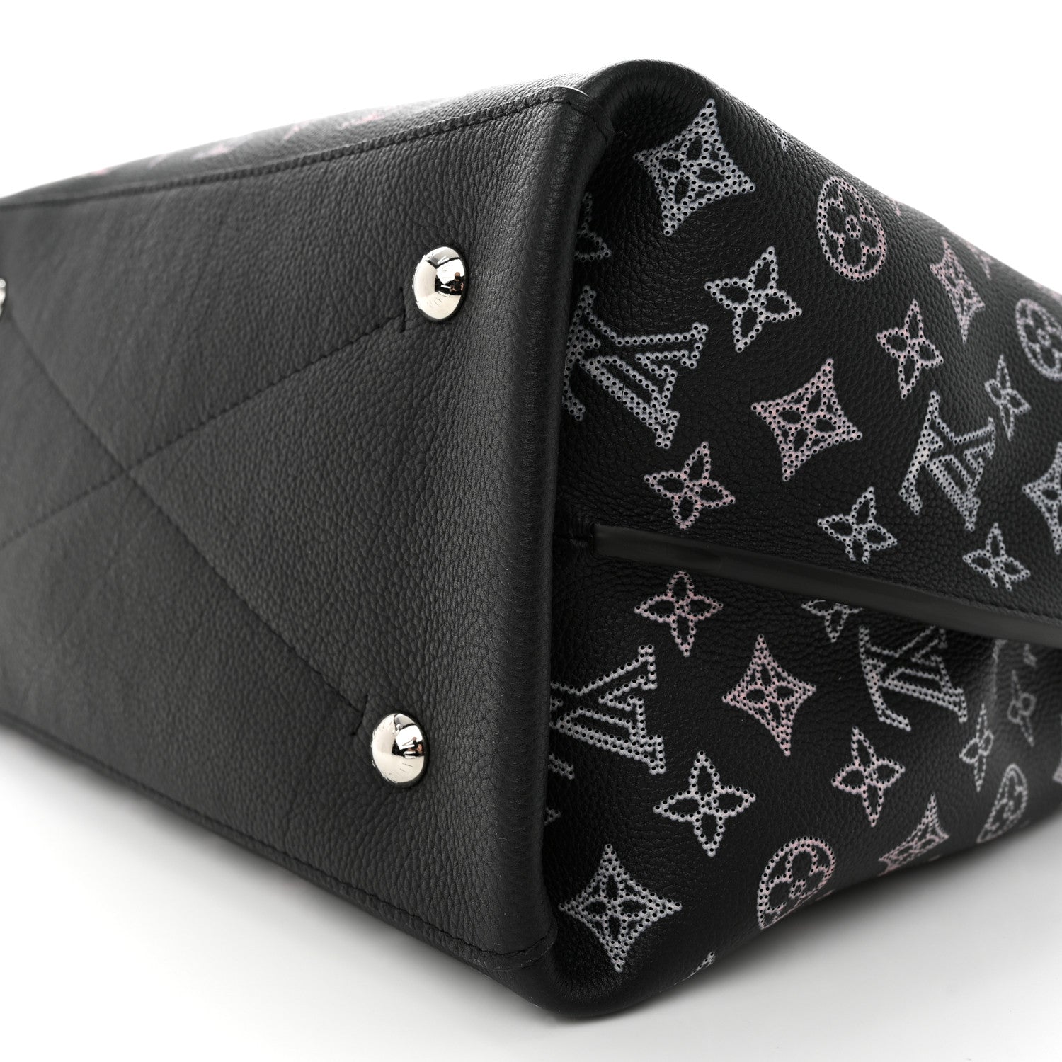 Louis Vuitton Mahina Carmel Hobo PM Black 9 of 9