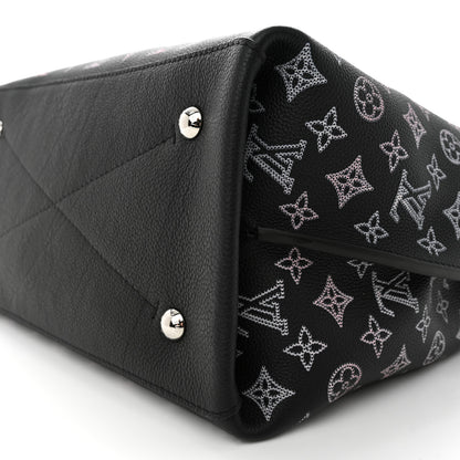 Louis Vuitton Mahina Carmel Hobo PM Black 9 of 9