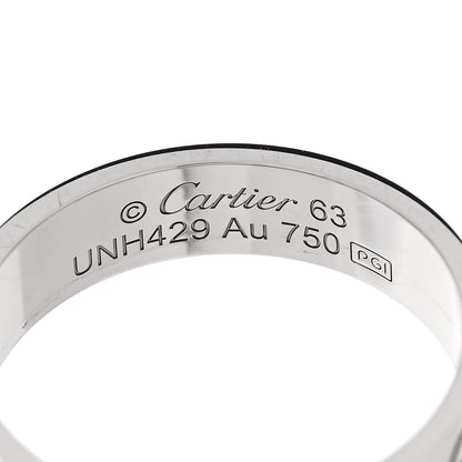Cartier 18K White Gold 5.5mm LOVE Ring 63 10.25 4 of 5