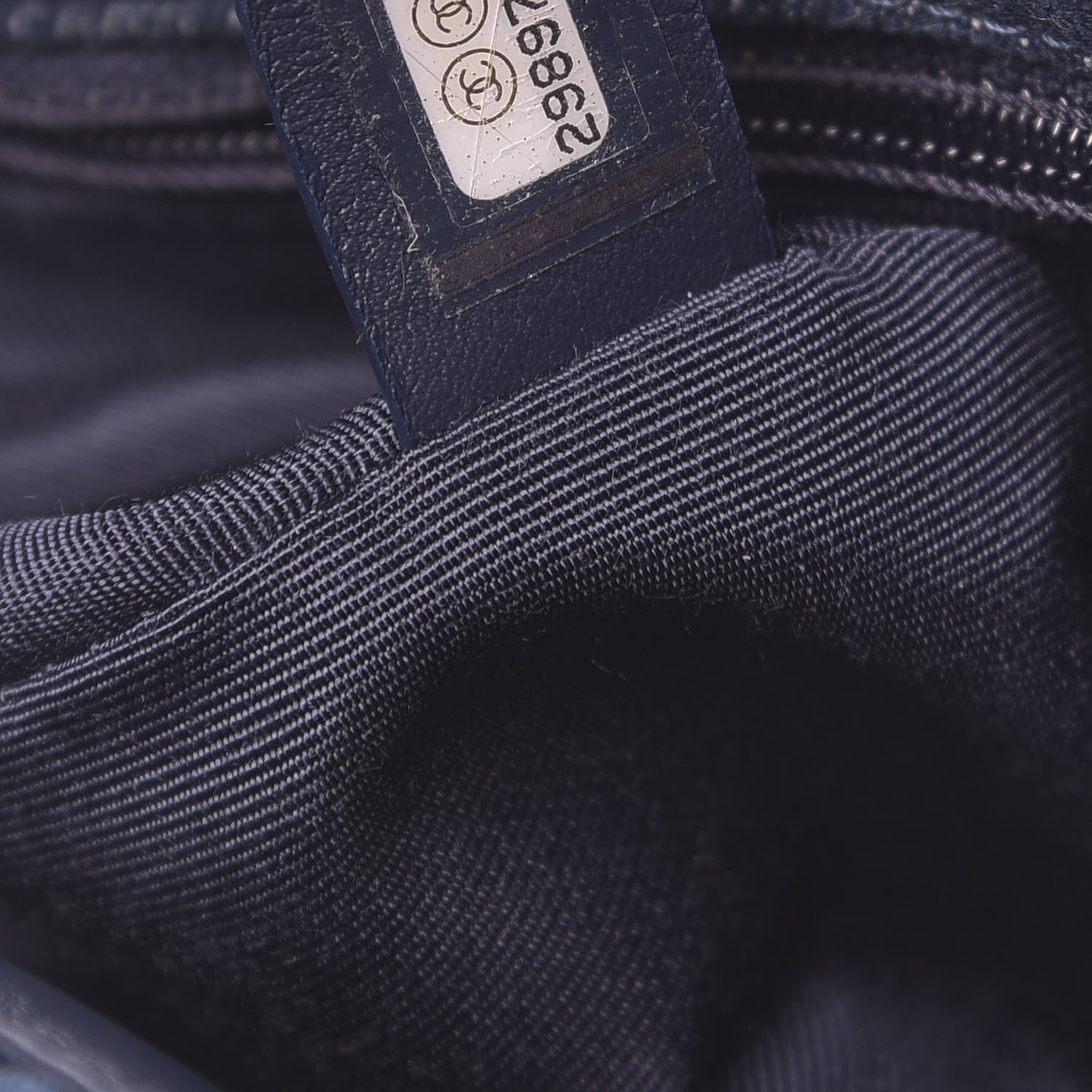Chanel Denim Quilted Medium 19 Flap Blue 7 of 11