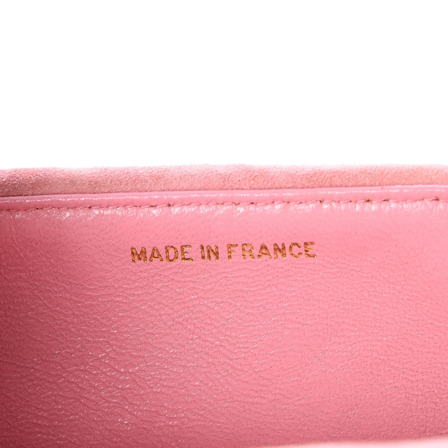 Chanel Suede Horizontal Quilted Mini Flap Pink 7 of 8