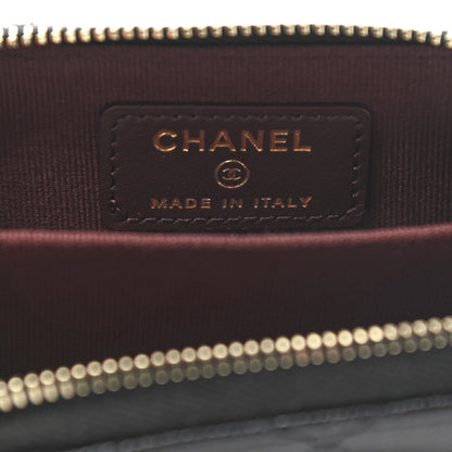 Chanel Caviar Quilted Zip Card Holder Black 6 of 8