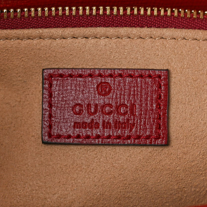 Gucci Azalea Calfskin Horsebit 1955 Shoulder Bag New Cherry Red 6 of 11