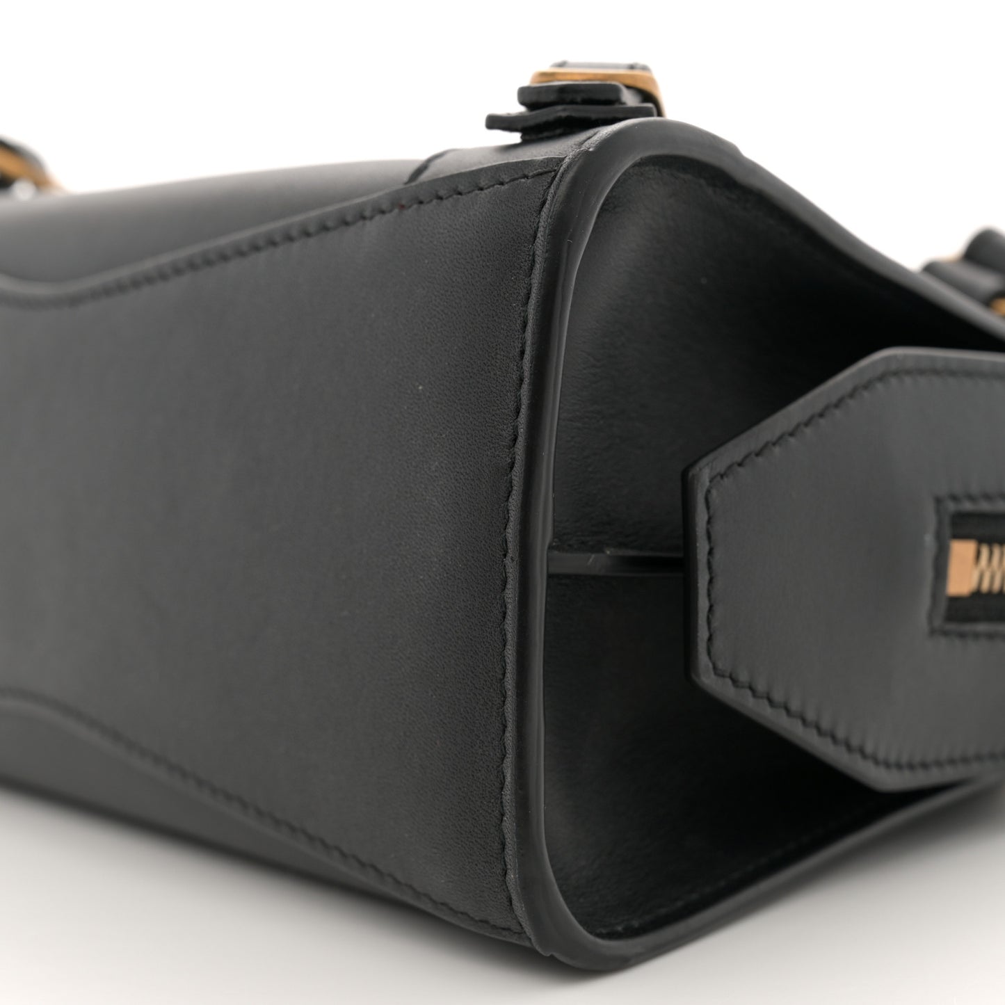 Smooth Calfskin Neo Classic Gold Hardware Mini City Black