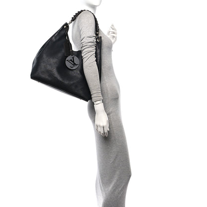 Louis Vuitton Mahina Carmel Hobo Black 3 of 9
