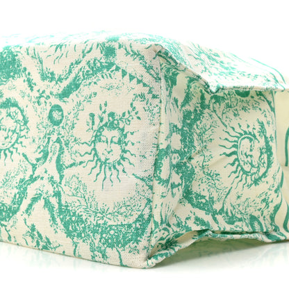 Christian Dior Canvas Dioriviera Toile de Jouy Soleil Tote Aquamarina 8 of 10