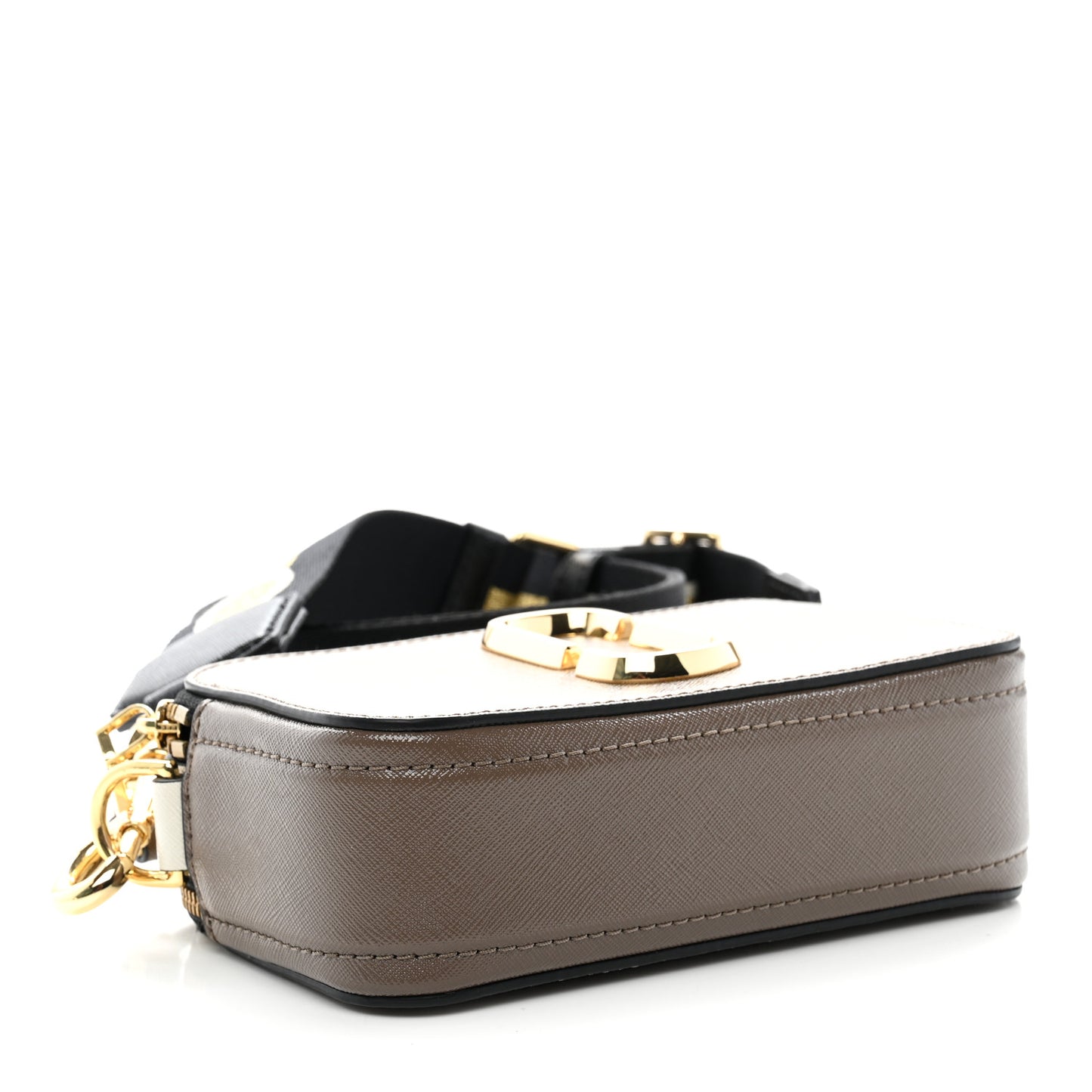 Saffiano Small Snapshot Camera Bag French Grey