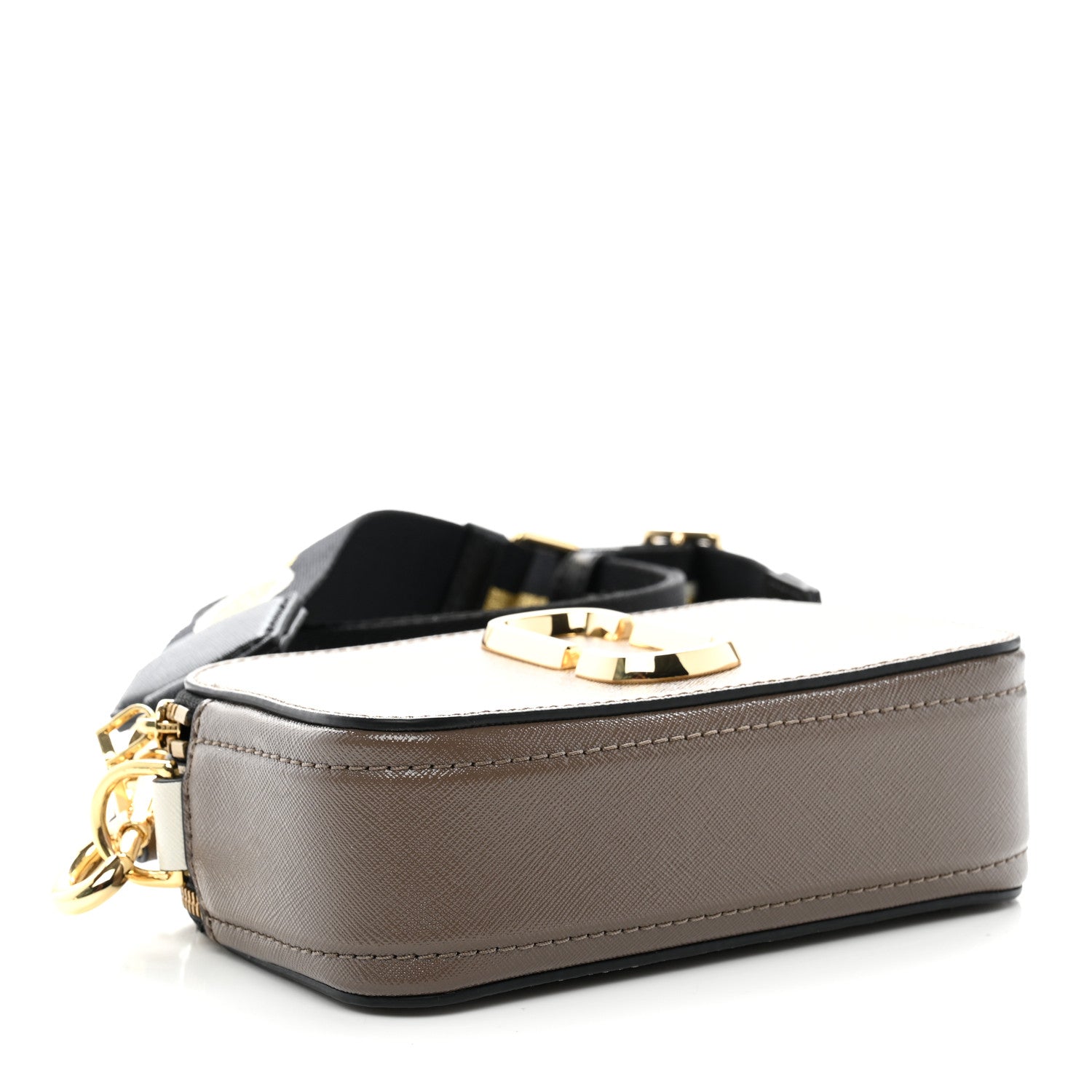 Marc Jacobs Saffiano Small Snapshot Camera Bag French Grey 4 of 11
